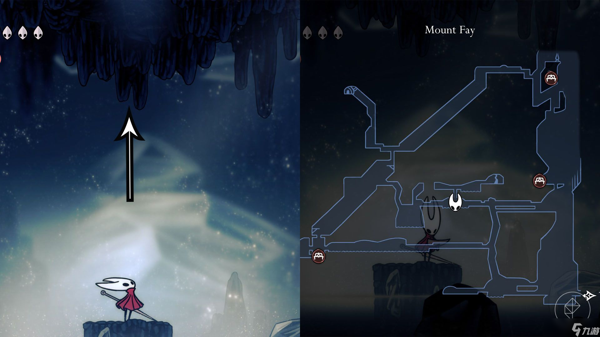 《空洞騎士：絲之歌》中所有面具碎片的位置