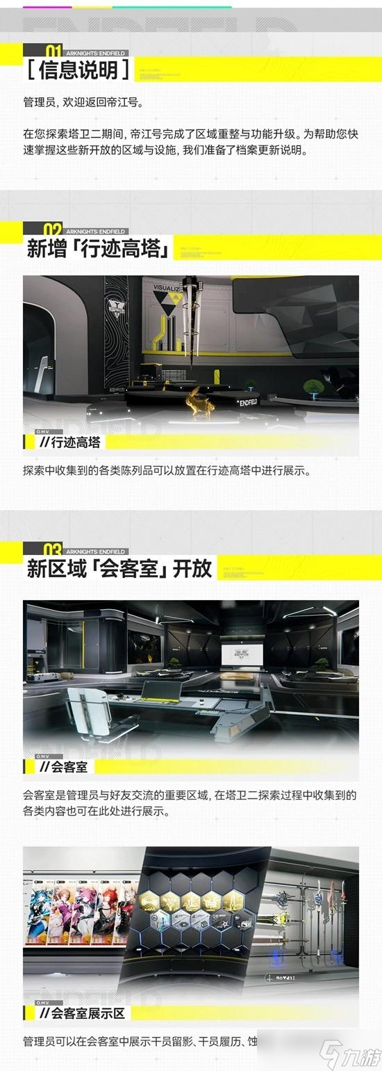 明日方舟终末地帝江号更新一览