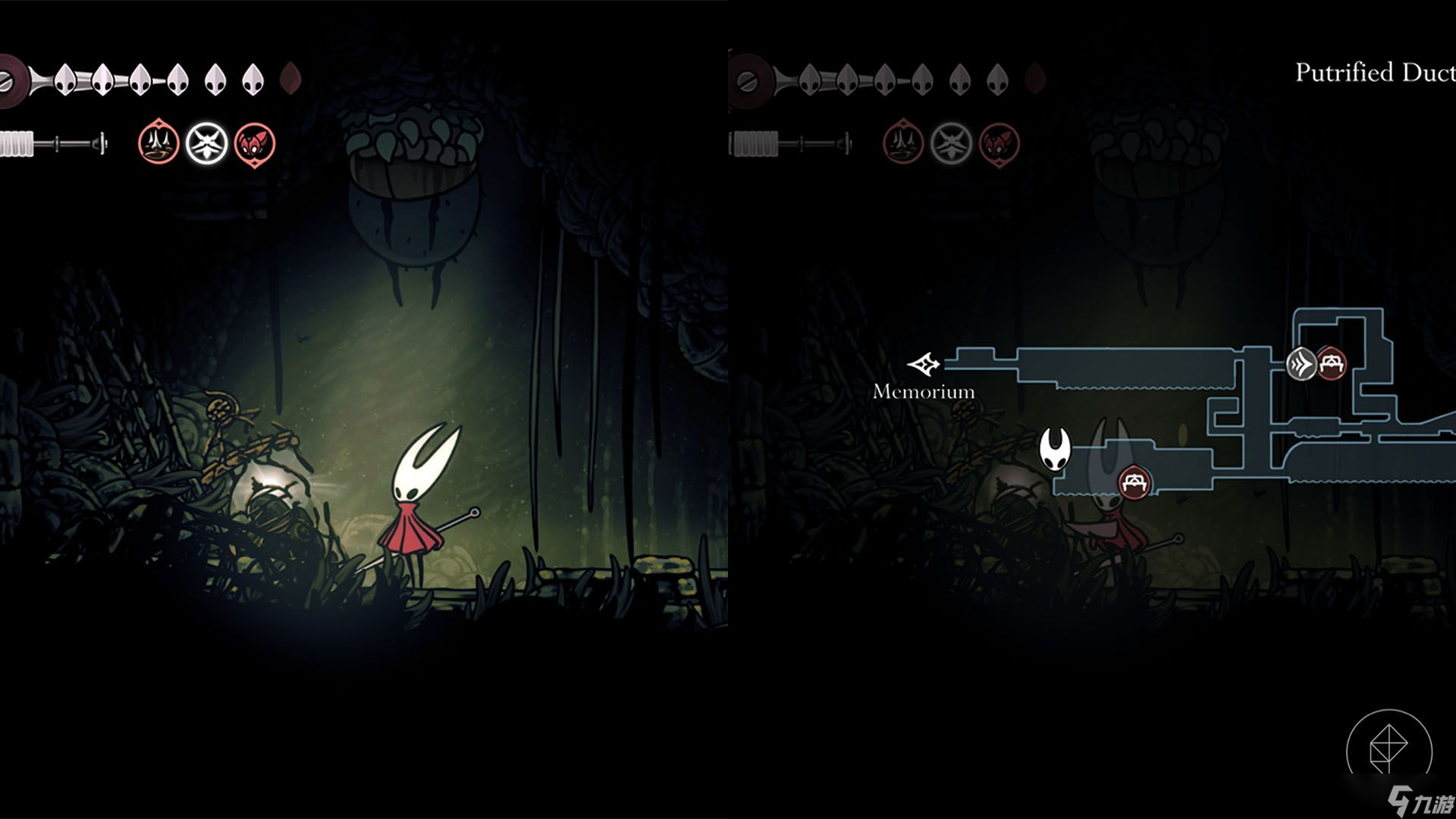 《空洞騎士：絲之歌》中所有面具碎片的位置