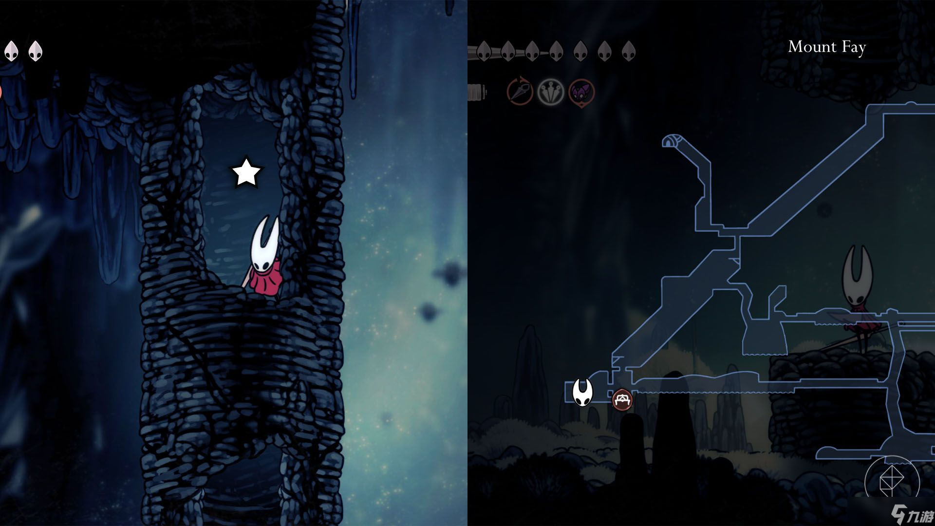 《空洞騎士：絲之歌》中所有面具碎片的位置