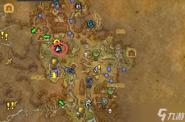 魔兽世界藏匿行踪任务怪的具体在哪里 