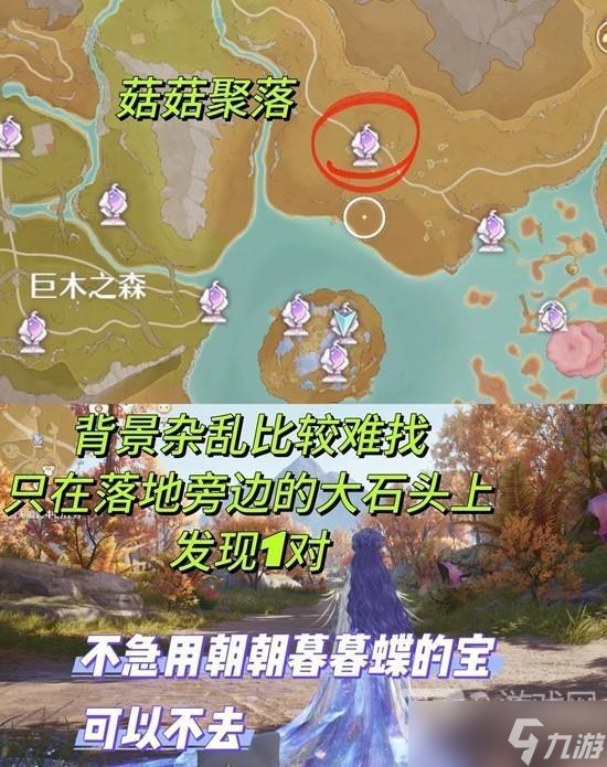 无限暖暖朝朝蝶暮暮蝶收集攻略