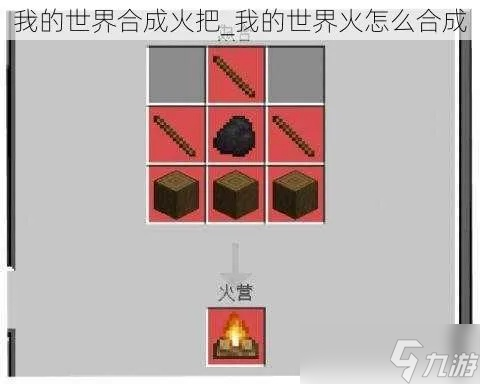 怎么在我的世界制作火把 完整合成攻略与高效使用技巧