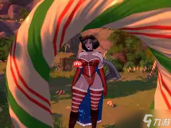 大雷白雪公主游戏新实机：圣诞装抖动物理效果拉满