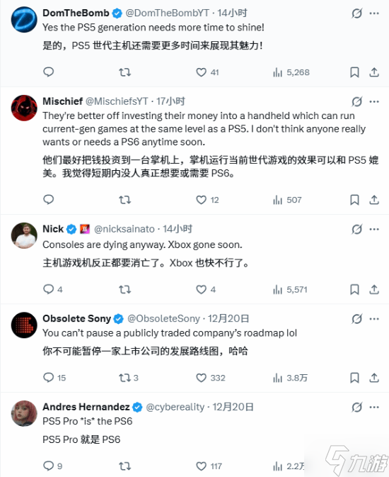 玩家集体抗议PS6：请让PS5活到2030年！