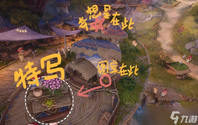 无限暖暖伊赞之土奇想星的星星图案位置指南