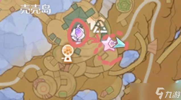 无限暖暖伊赞之土奇想星的星星图案位置指南