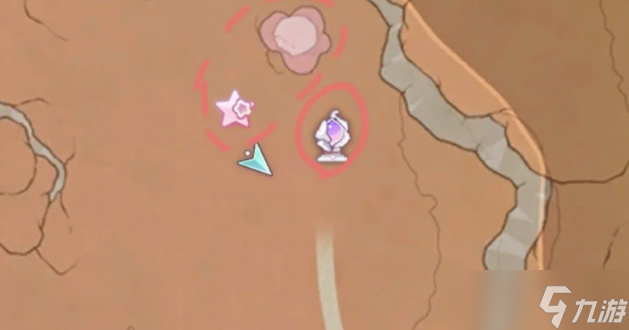 无限暖暖伊赞之土奇想星的星星图案位置指南