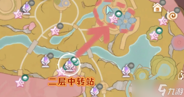 无限暖暖伊赞之土奇想星的星星图案位置指南