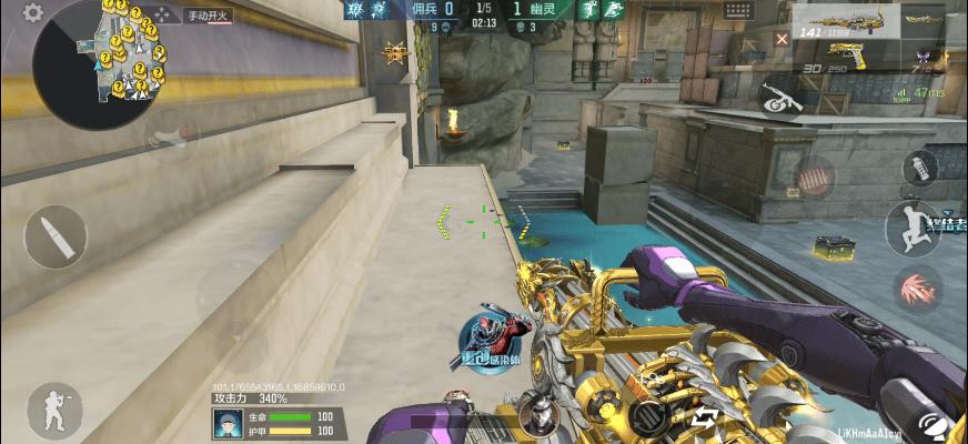 《穿越火线手游》重温经典，加特林-炼狱＆王者之狱武器测评