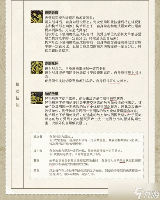 物华弥新联动器者赤壁赋页技能解析